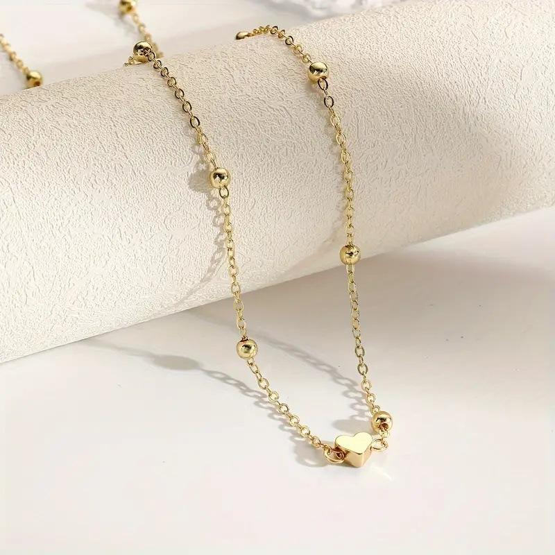 Girls Simple Heart Beaded Bell - Body Jewelry In Bulk 리뷰 및 가격
