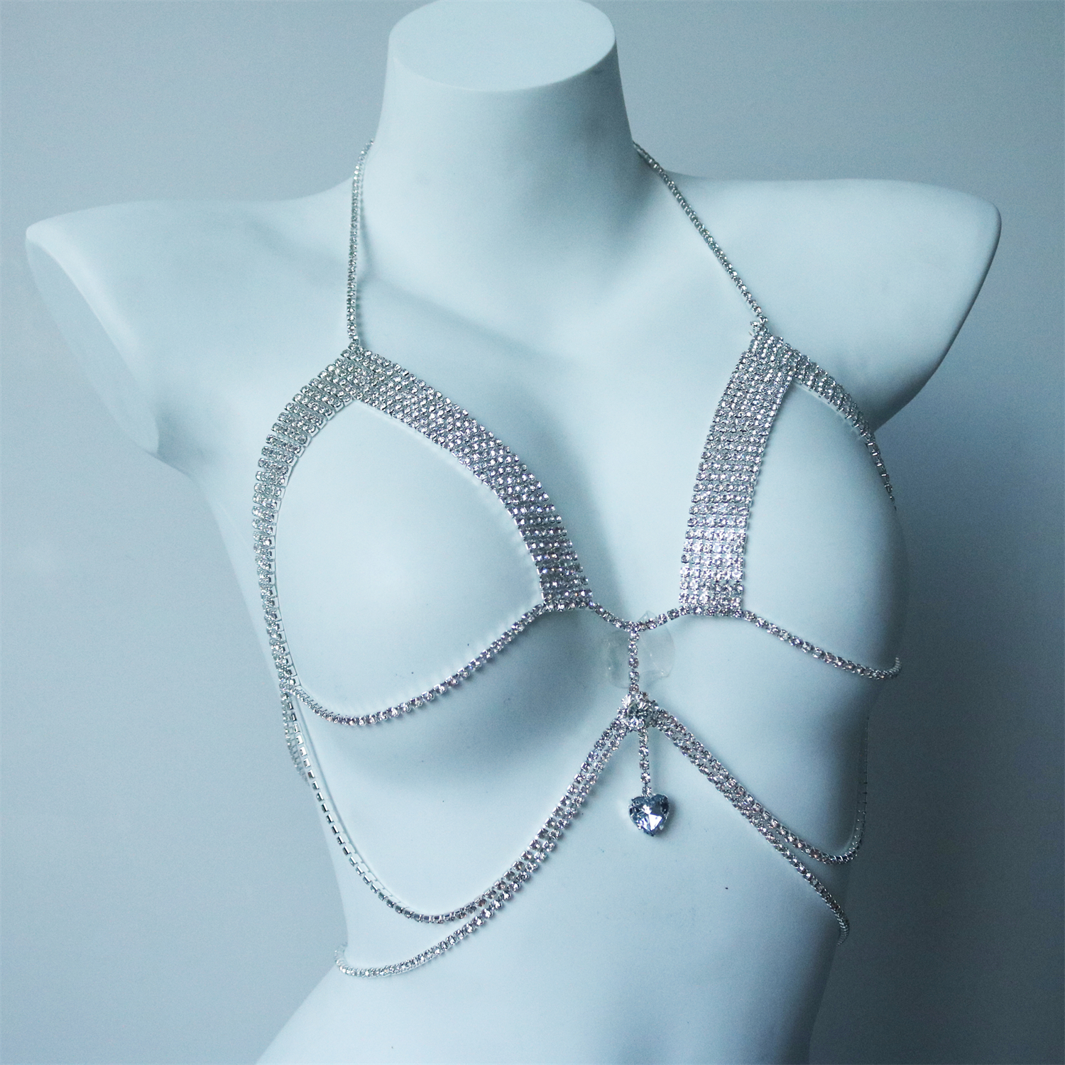 Sexy Shining Love Crystal Ches - Body Jewelry Chest 리뷰 및 가격