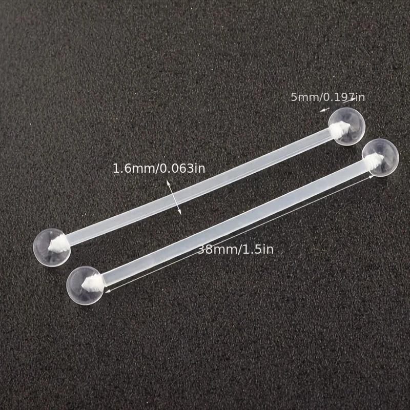 1pc/6pcs 14G 38mm Stainless St - Body Jewelry Industrial 리뷰 및 가격