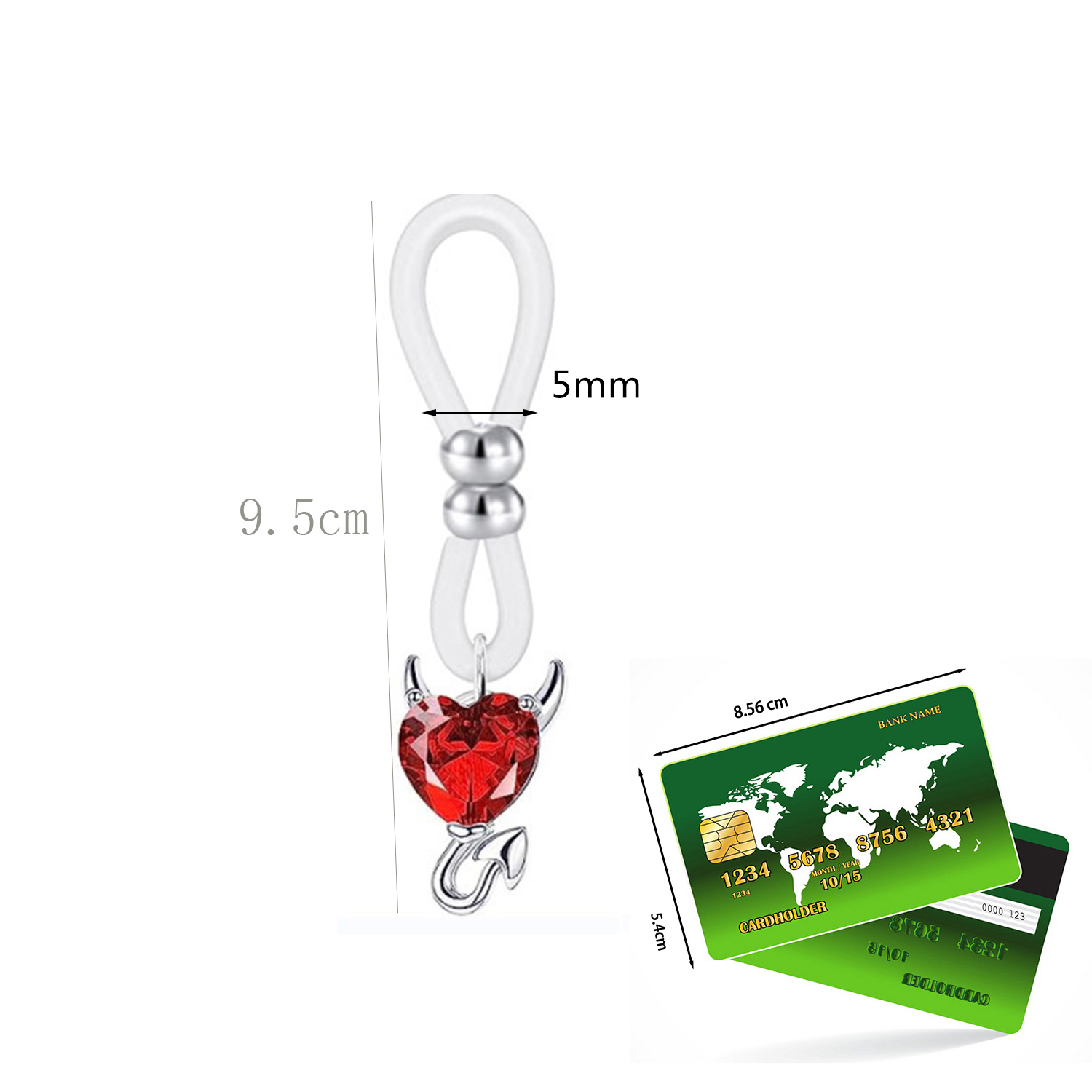 Alloy Silicone Butterfly Heart - Body Jewelry Nipple Rings 리뷰 및 가격
