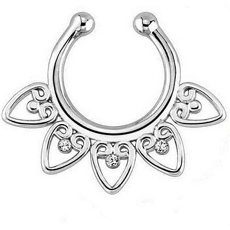 Indian Crystal Snag In The Nos - Body Jewelry Indian 리뷰 및 가격