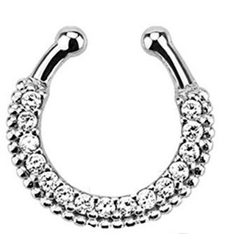 Indian Crystal Snag In The Nos - Body Jewelry Indian 리뷰 및 가격