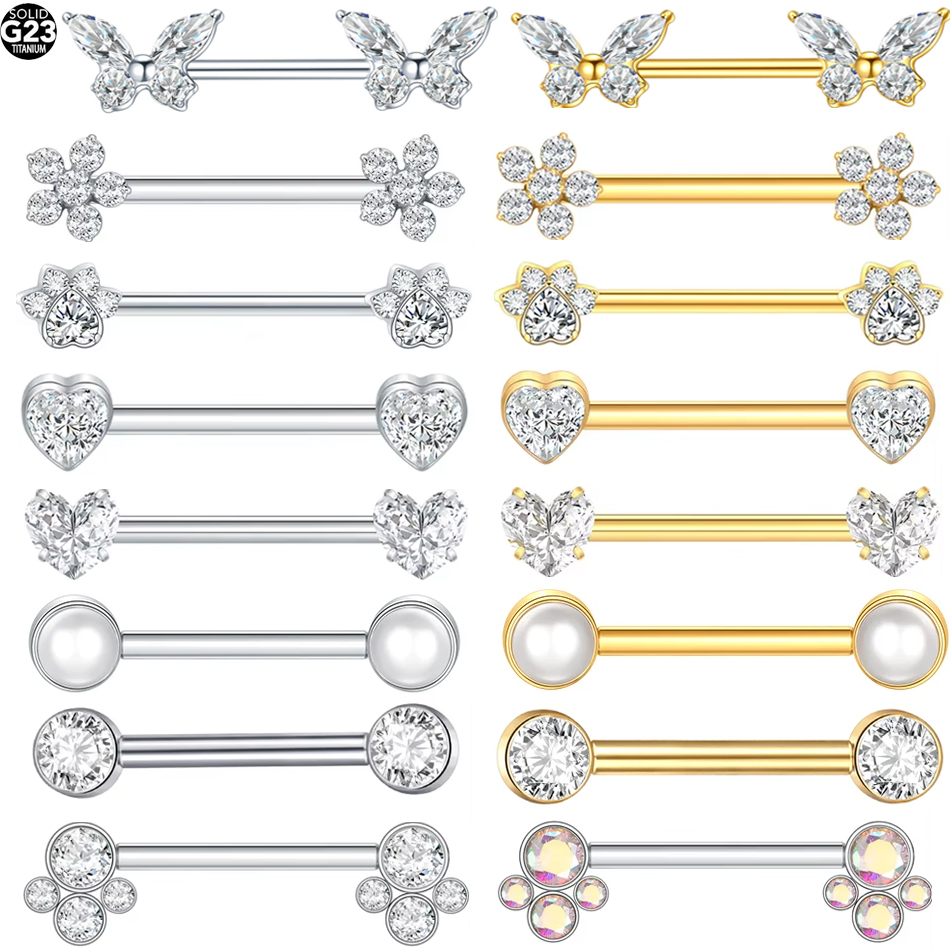 1Pc G23 Titanium Nipple Ring S - Body Jewelry Nipple Rings 리뷰 및 가격