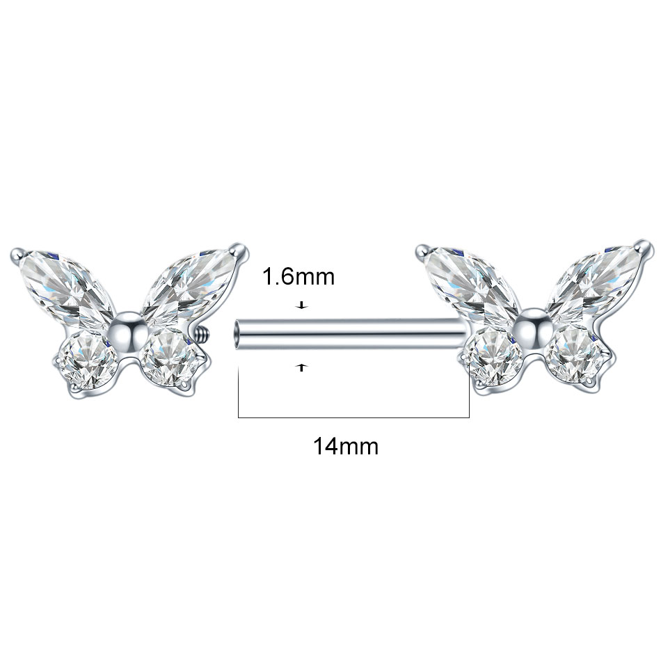 1Pc G23 Titanium Nipple Ring S - Body Jewelry Nipple Rings 리뷰 및 가격