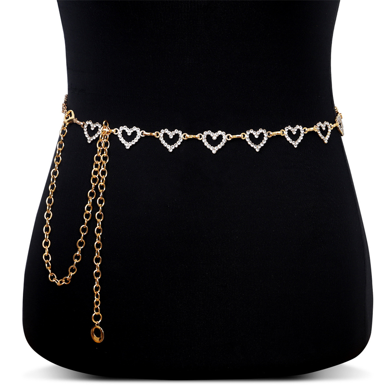 Fashion Rhinestone Heart Waist - Body Jewelry In Bulk 리뷰 및 가격
