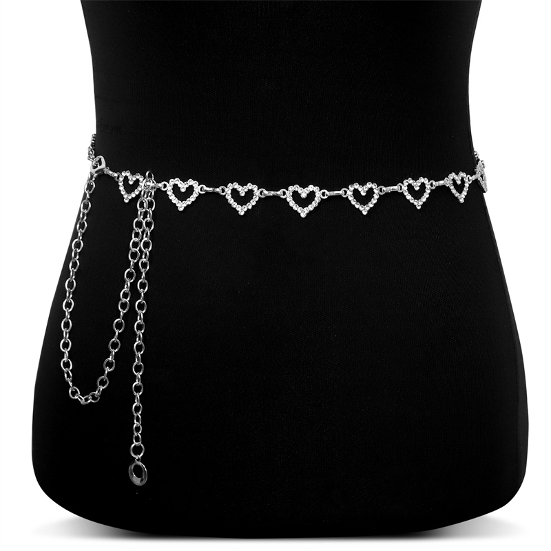 Fashion Rhinestone Heart Waist - Body Jewelry In Bulk 리뷰 및 가격