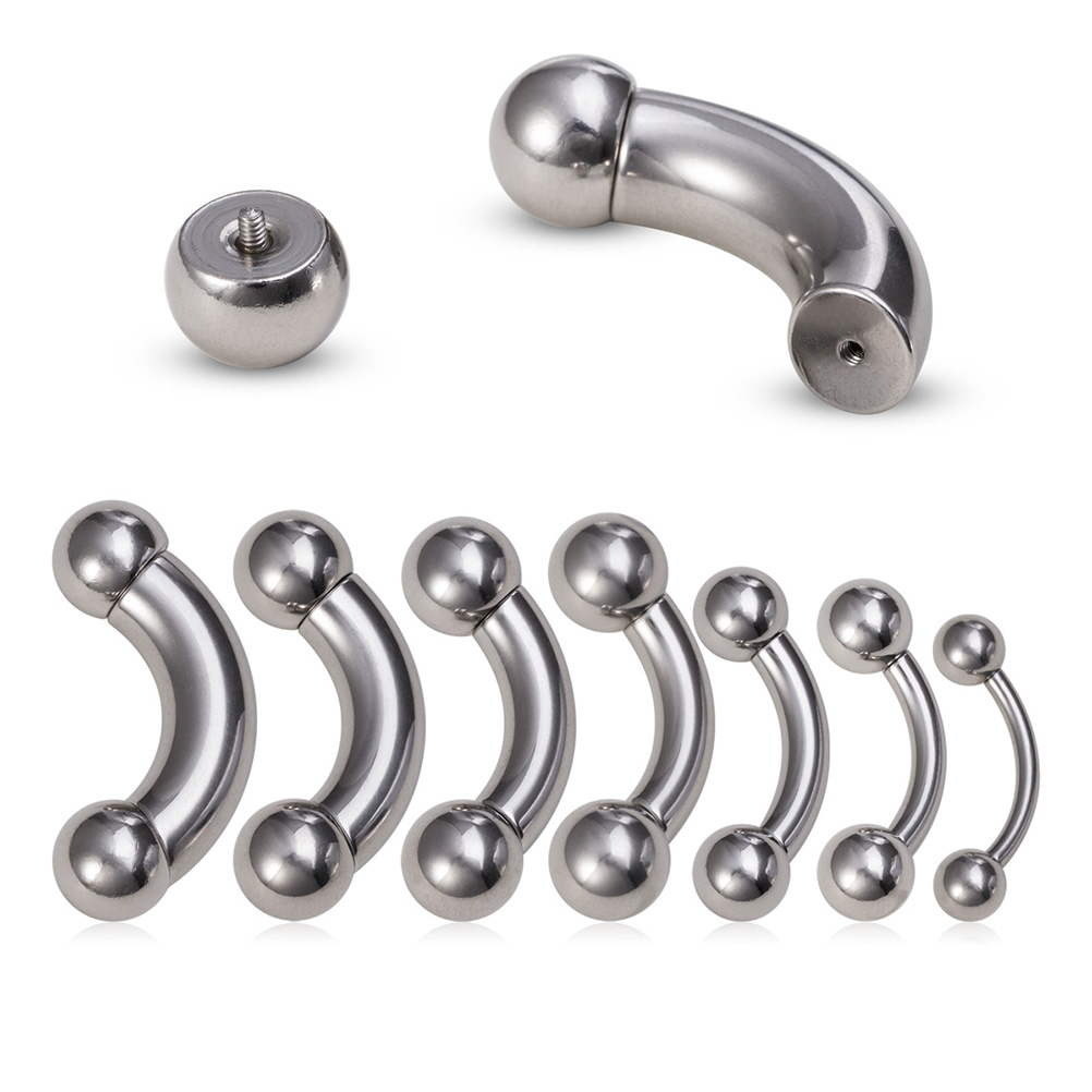 1pc Big Size Surgical Steel Ey - Body Jewelry Nipple Rings 리뷰 및 가격