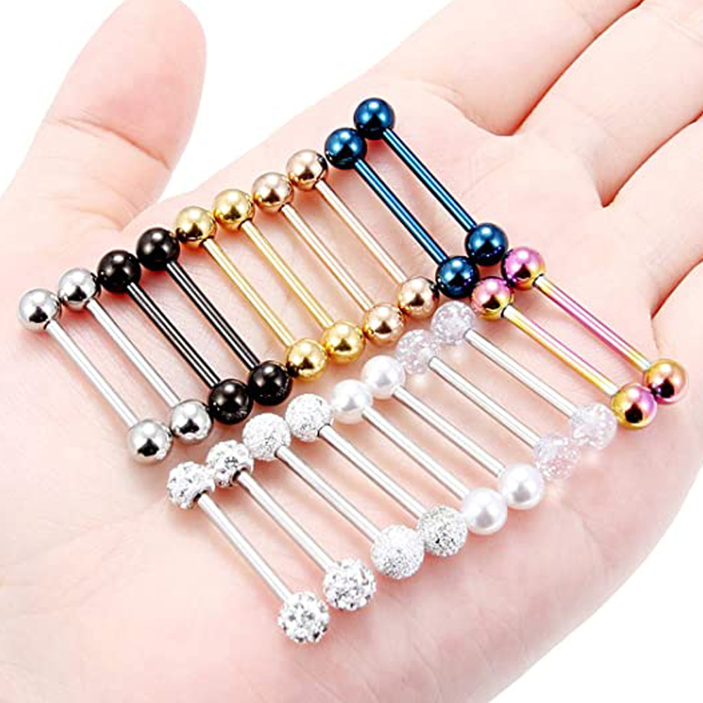 14G Tongue Rings Nipple Rings  - Body Jewelry Nipple Rings 리뷰 및 가격