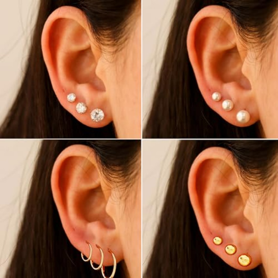 FAXHION 68 Pcs for with 7 Neck - Body Jewelry Rings 리뷰 및 가격