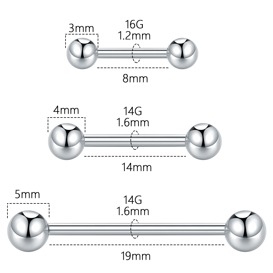 5/10Pcs G23 Titanium Threadles - Body Jewelry Threadless 리뷰 및 가격