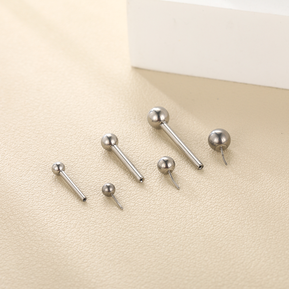 5/10Pcs G23 Titanium Threadles - Body Jewelry Threadless 리뷰 및 가격