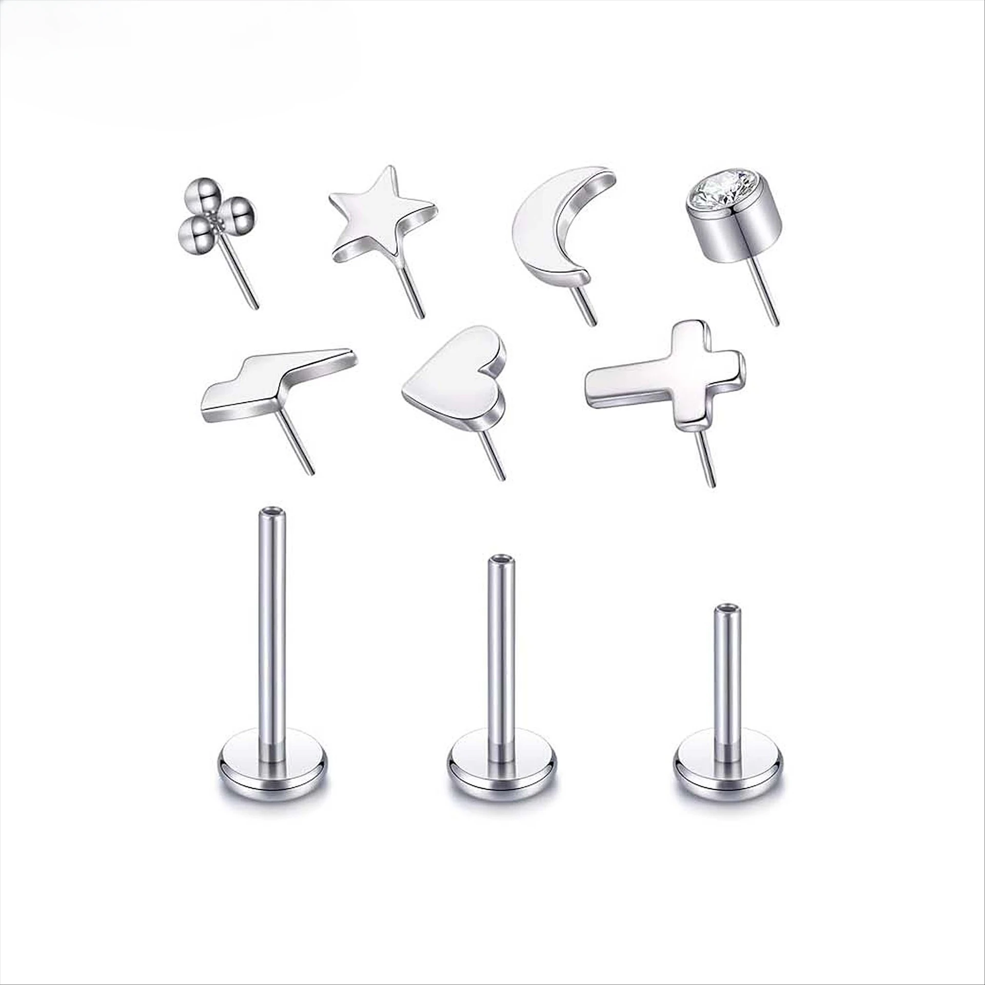 Wholesale Threadless Base ASTM - Body Jewelry Threadless 리뷰 및 가격