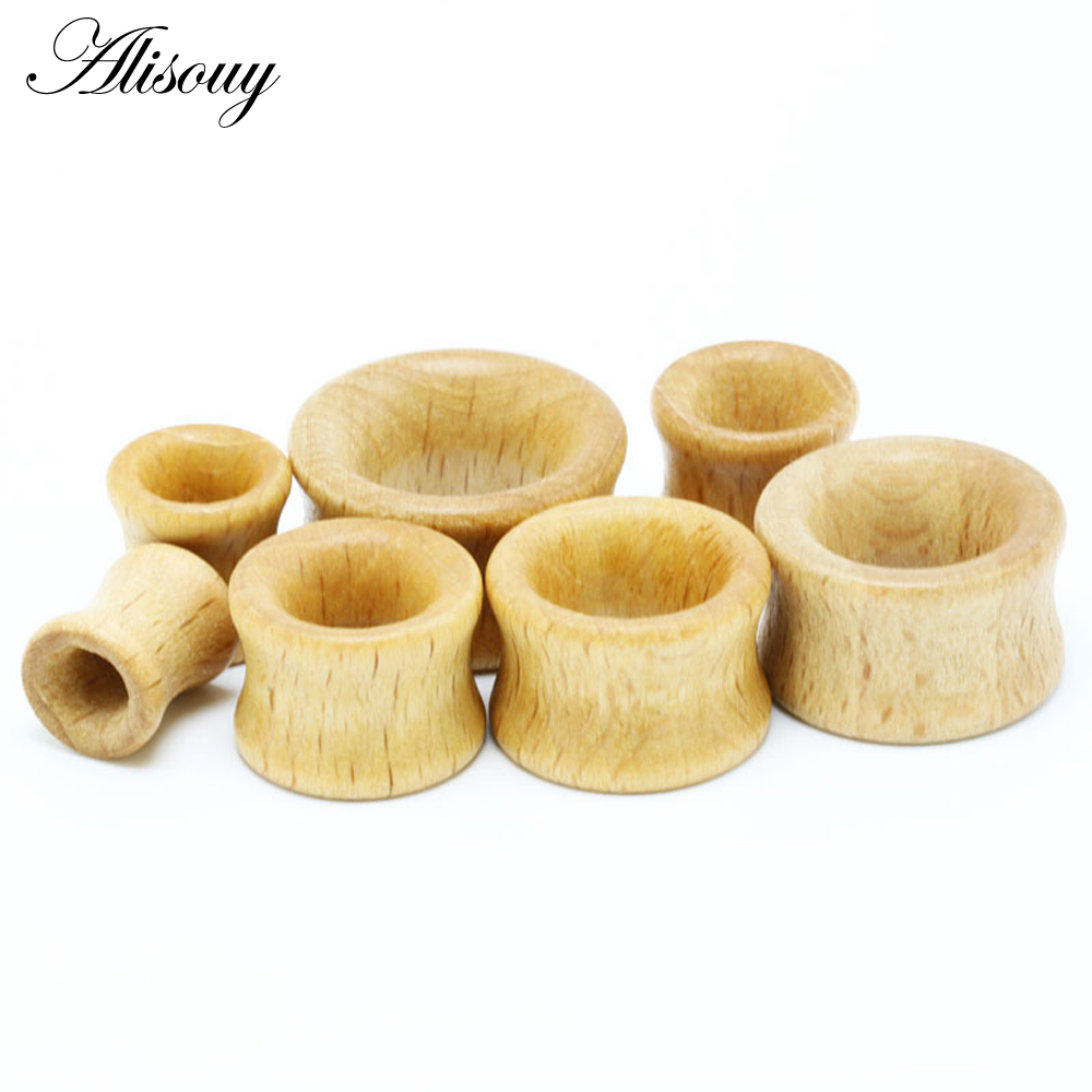 1PC Fashion Ear Plugs Wood Fle - Body Jewelry Ear Plugs 리뷰 및 가격