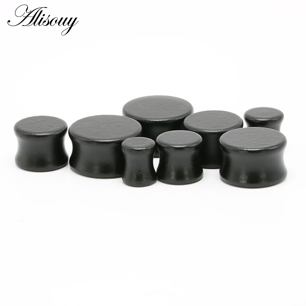 1PC Fashion Ear Plugs Wood Fle - Body Jewelry Ear Plugs 리뷰 및 가격