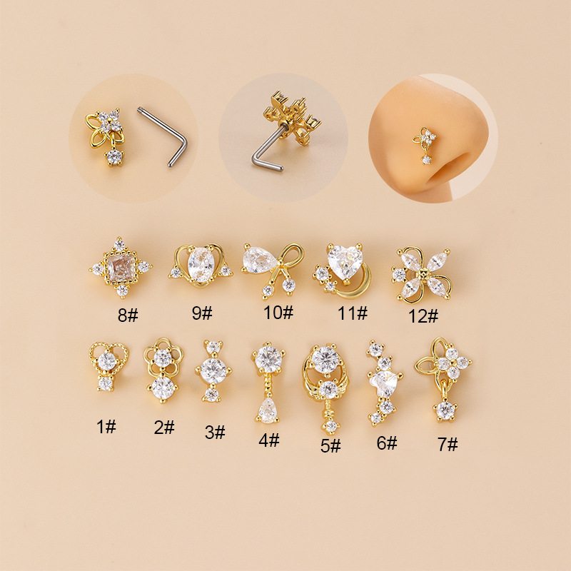 1PC 20G 316L Surgical Stainles - Body Jewelry Indian 리뷰 및 가격