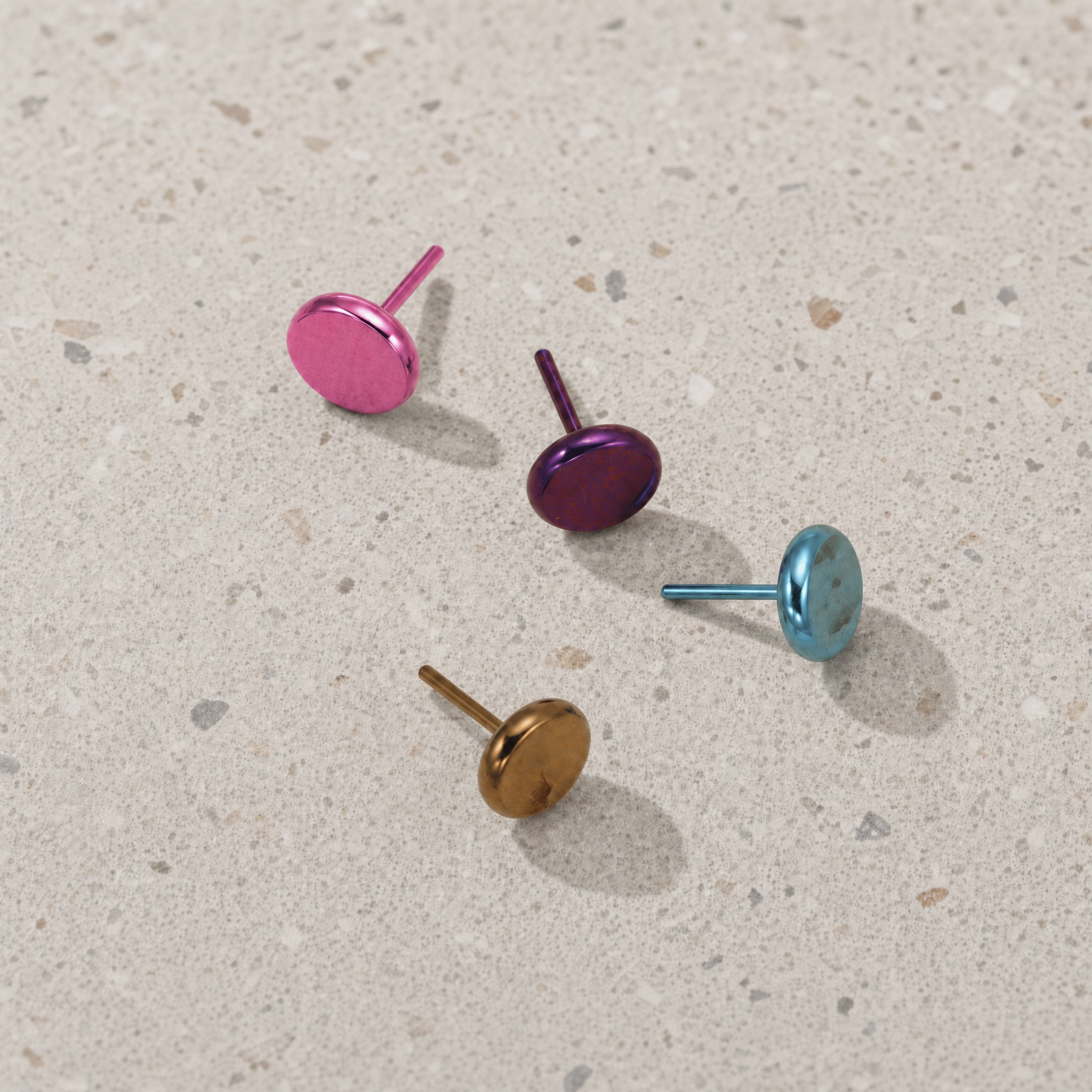 10pcs ASTM F136 Titanium Push  - Body Jewelry Threadless 리뷰 및 가격