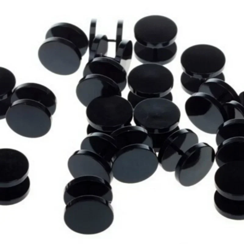 2 Pcs/1 SetBlack Stainless Ste - Body Jewelry Ear Plugs 리뷰 및 가격