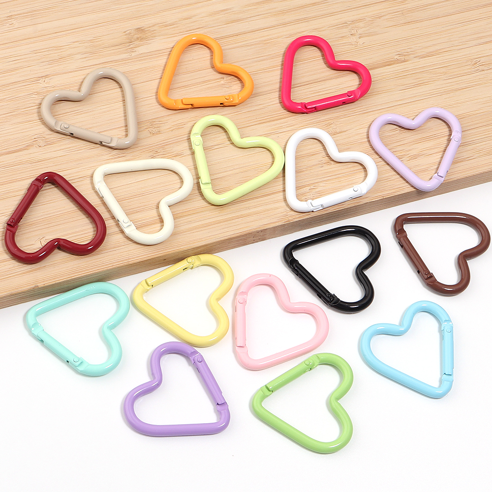 5pcs Colorful Heart-shaped Alu - Daith Heart Ring 리뷰 및 가격