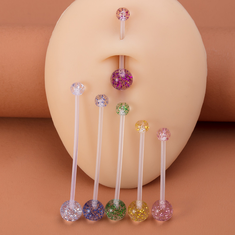 6pcs Flexible Navel Piercing A - Body Jewelry Industrial 리뷰 및 가격