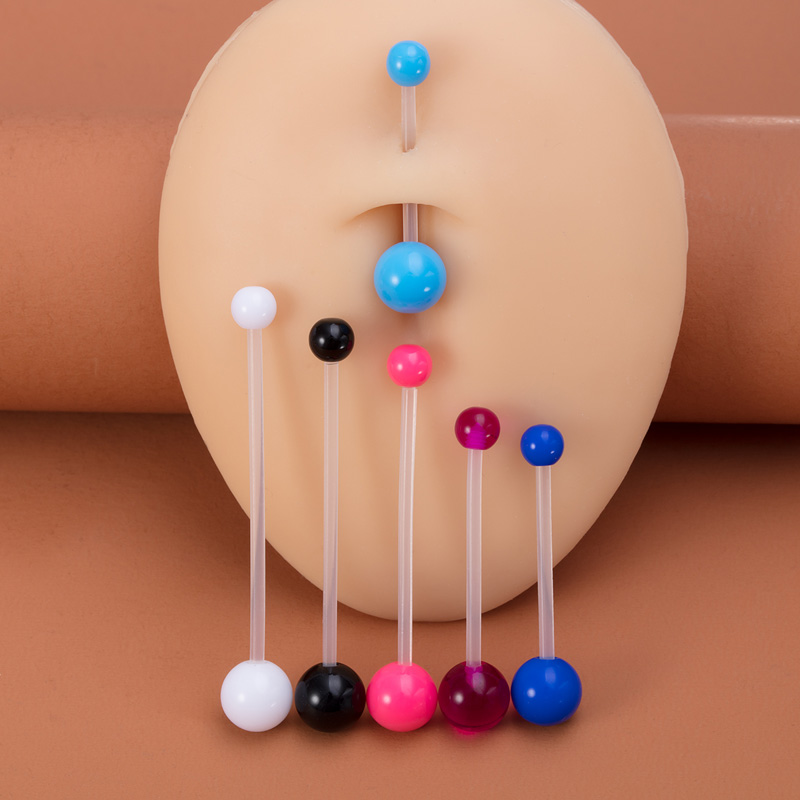 6pcs Flexible Navel Piercing A - Body Jewelry Industrial 리뷰 및 가격