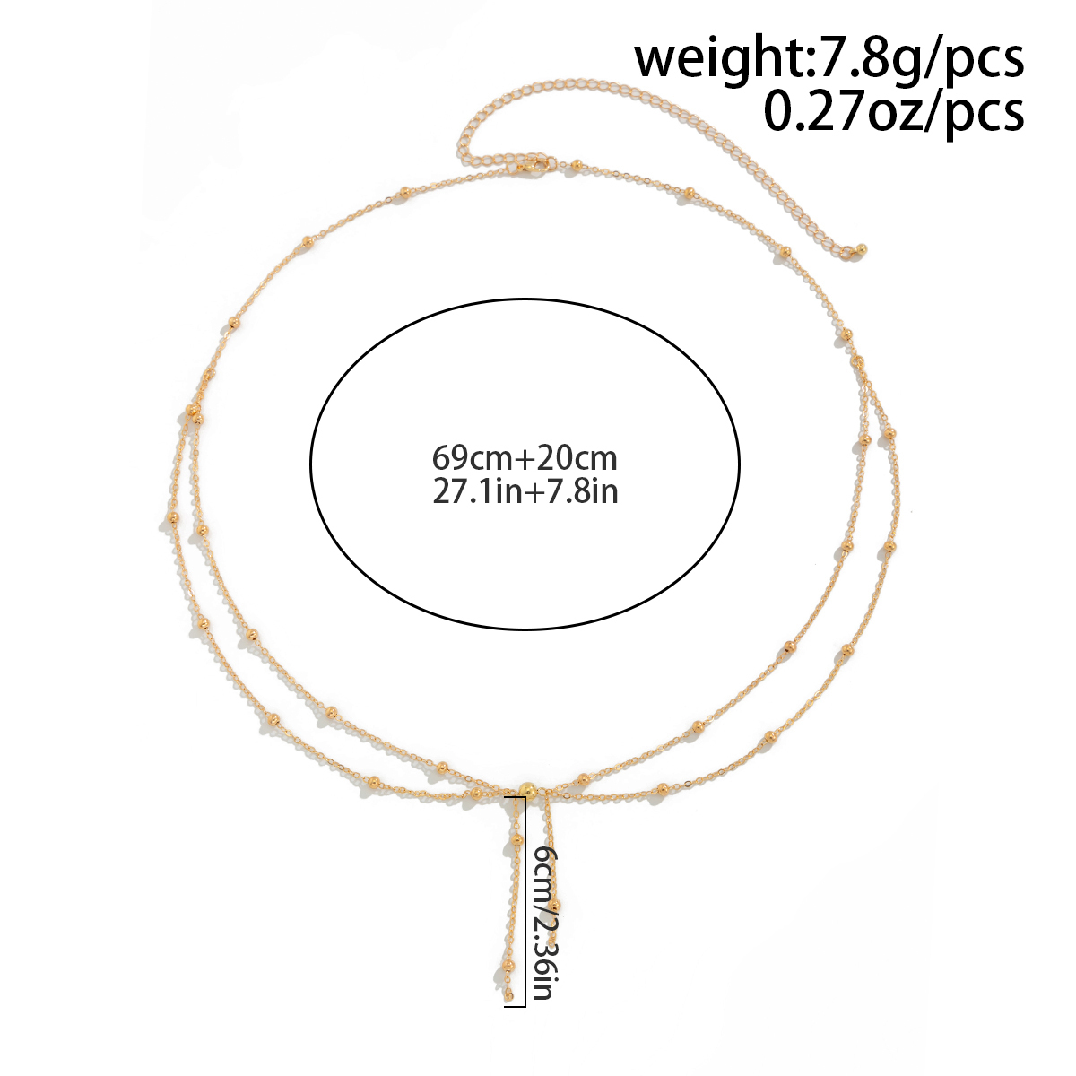 KunJoe Multilayer Gold Color T - Body Jewelry In Bulk 리뷰 및 가격