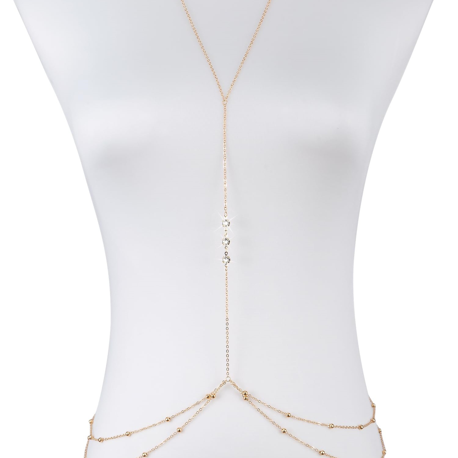Simple Long Imitation crystal  - Body Jewelry Chest 리뷰 및 가격