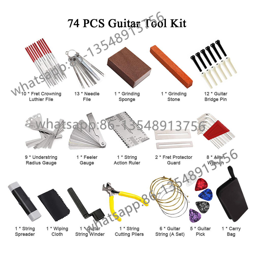 72-piece guitar kit, repair an - Body Jewelry Repair 리뷰 및 가격