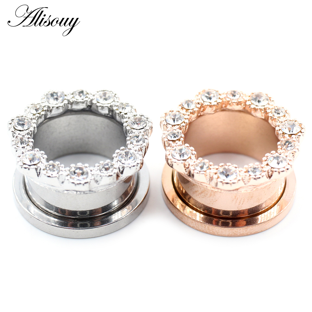 Alisouy 2pcs Stainless Steel F - Body Jewelry Ear Plugs 리뷰 및 가격