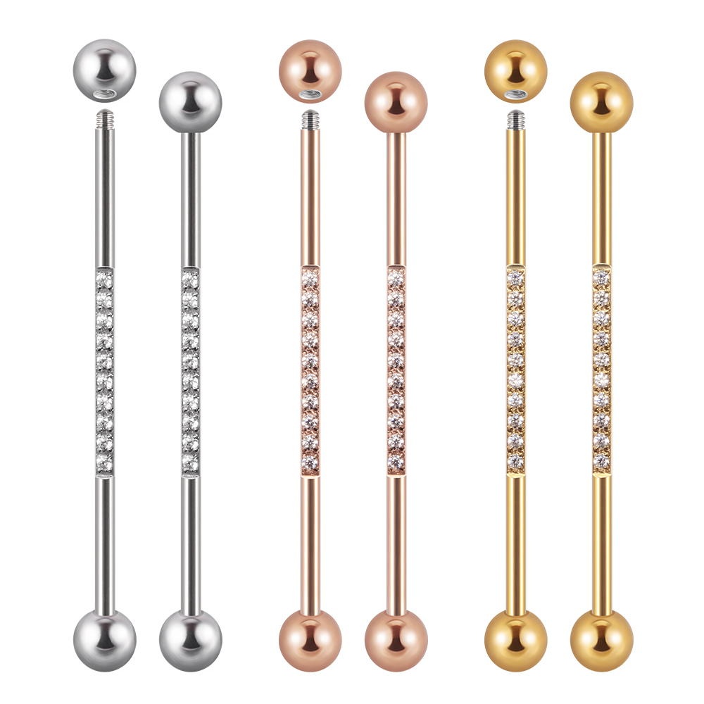 1/3Pcs Stainless Steel Industr - Body Jewelry Industrial 리뷰 및 가격
