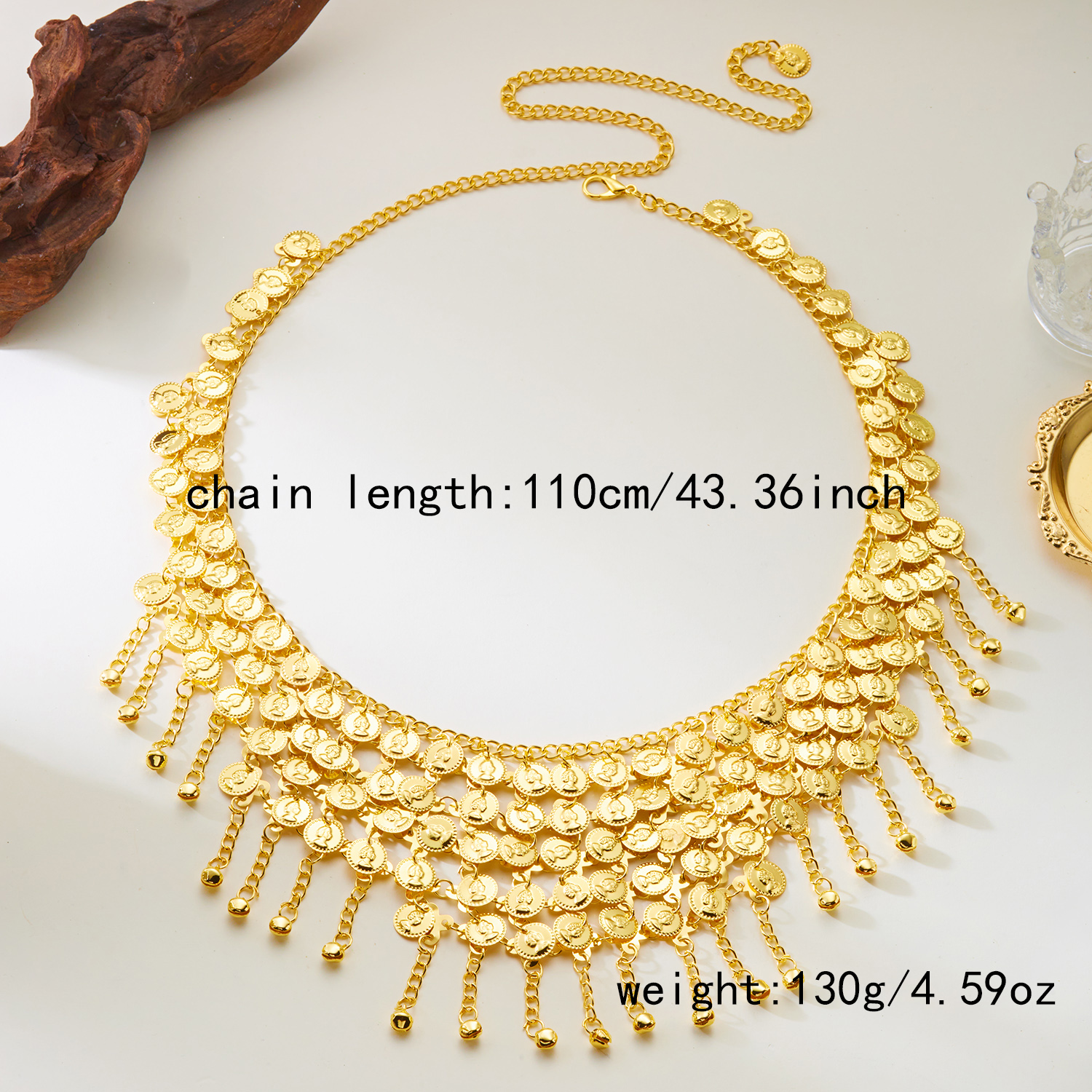 Bohemian round Coin Tassel Bel - Body Jewelry High End 리뷰 및 가격