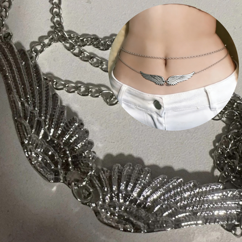 Double Layer Wings Angel Waist - Body Jewelry In Bulk 리뷰 및 가격