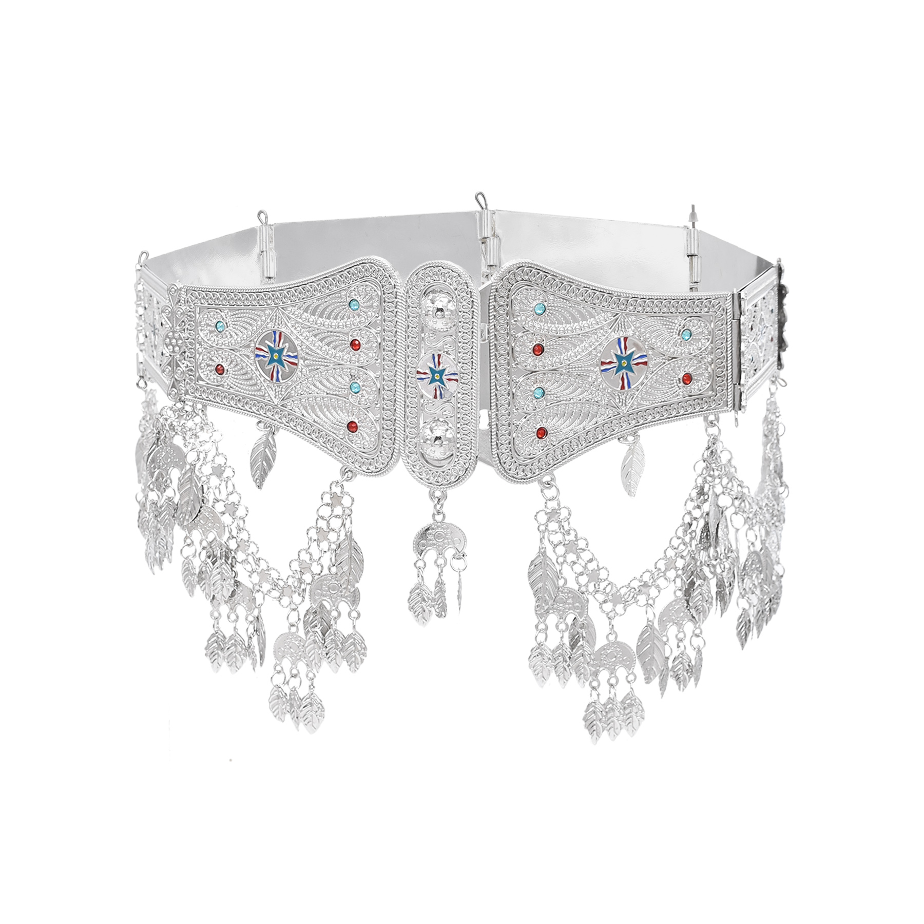 Silver Plated Moroccan Caftan  - Body Jewelry Indian 리뷰 및 가격