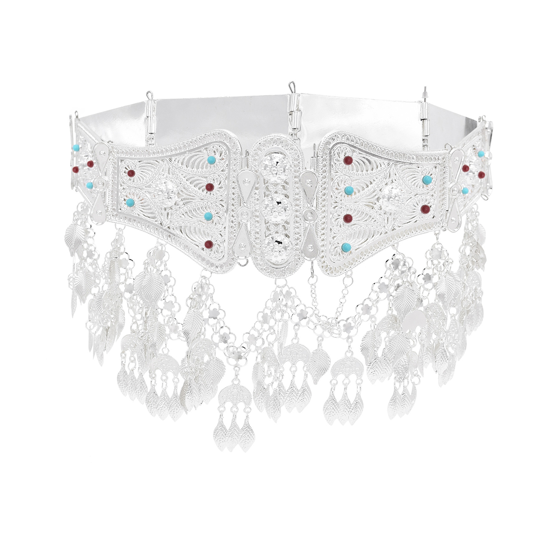 Silver Plated Moroccan Caftan  - Body Jewelry Indian 리뷰 및 가격