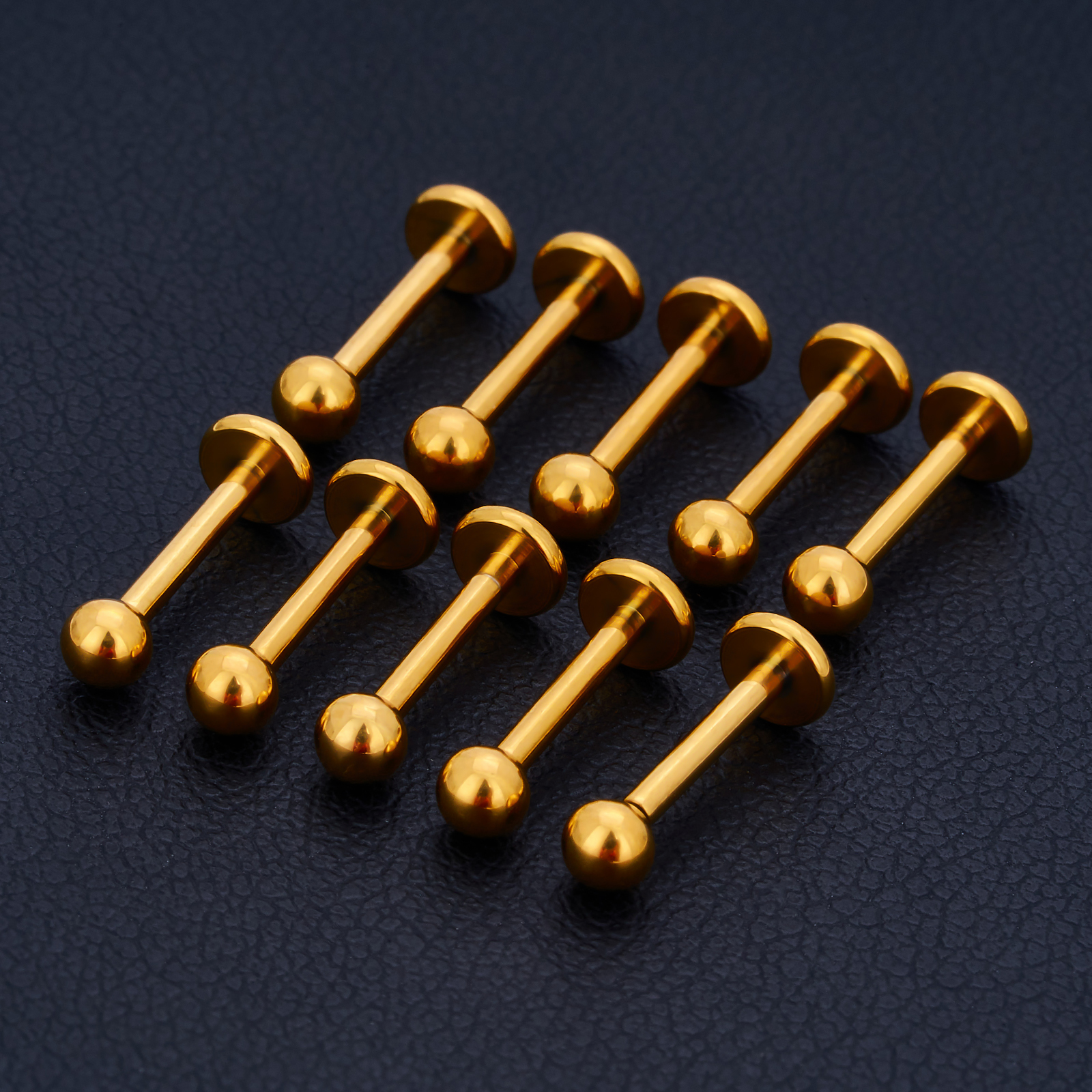 10PCS 16/18G Threadless Labret - Body Jewelry Threadless 리뷰 및 가격