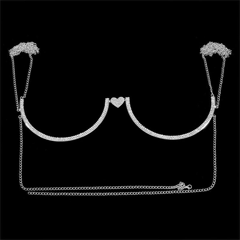 Stonefans Heart Rhinestone Che - Body Jewelry Chest 리뷰 및 가격