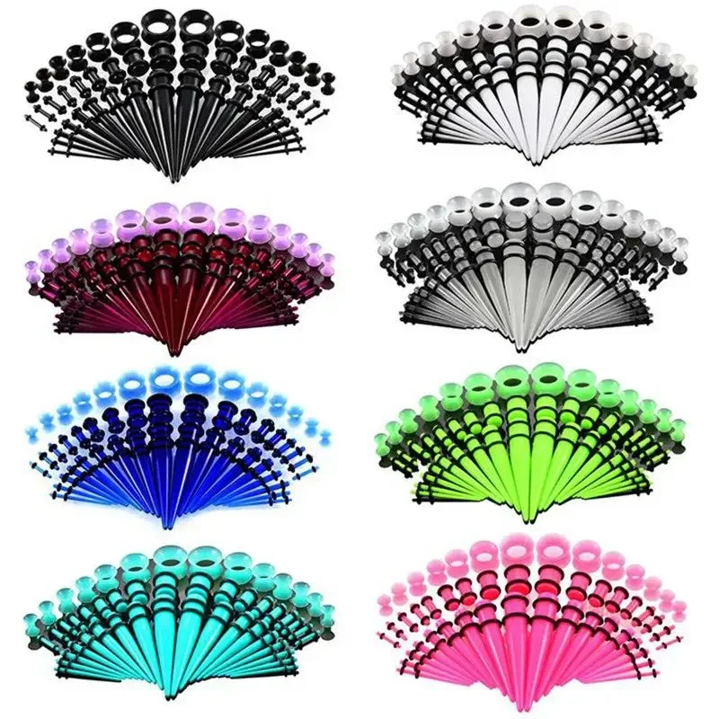 36/50pcs/Set Acrylic Ear Pierc - Body Jewelry Ear Plugs 리뷰 및 가격