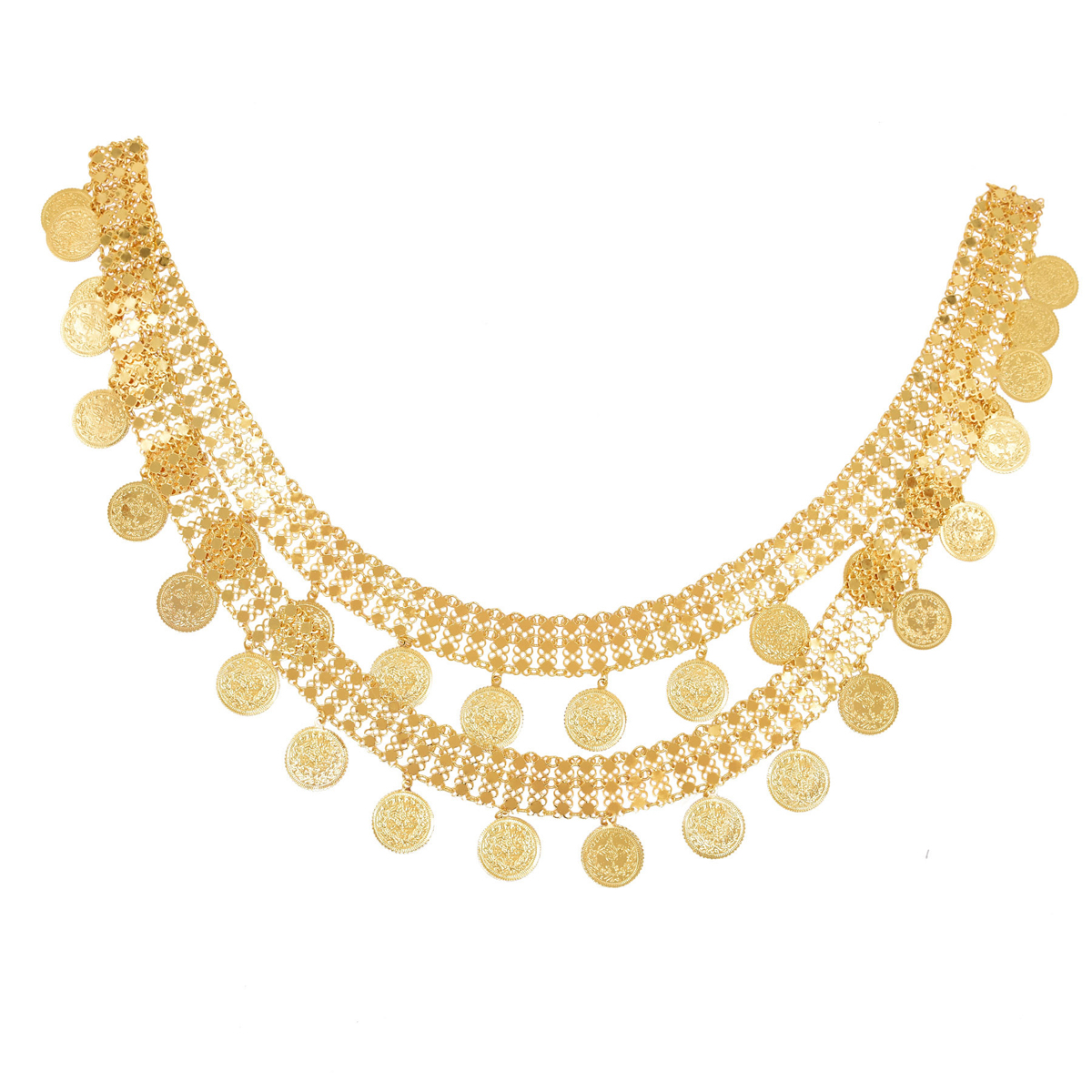 Gold Plated Simple Large Coins - Body Jewelry Indian 리뷰 및 가격