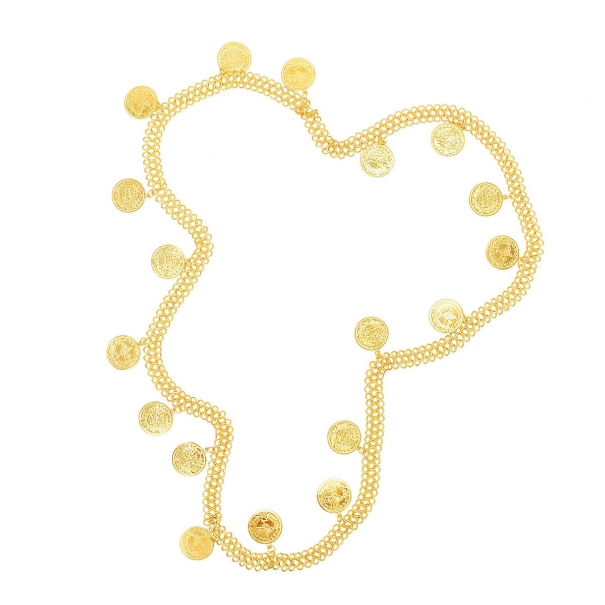 Gold Plated Simple Large Coins - Body Jewelry Indian 리뷰 및 가격
