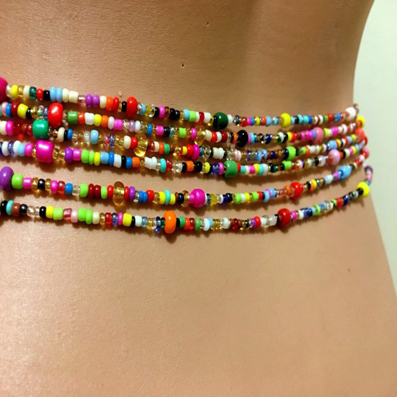 Women Layered Beaded Belly Cha - Body Jewelry In Bulk 리뷰 및 가격