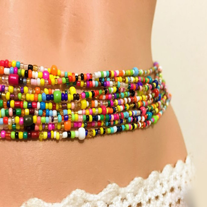 Women Layered Beaded Belly Cha - Body Jewelry In Bulk 리뷰 및 가격