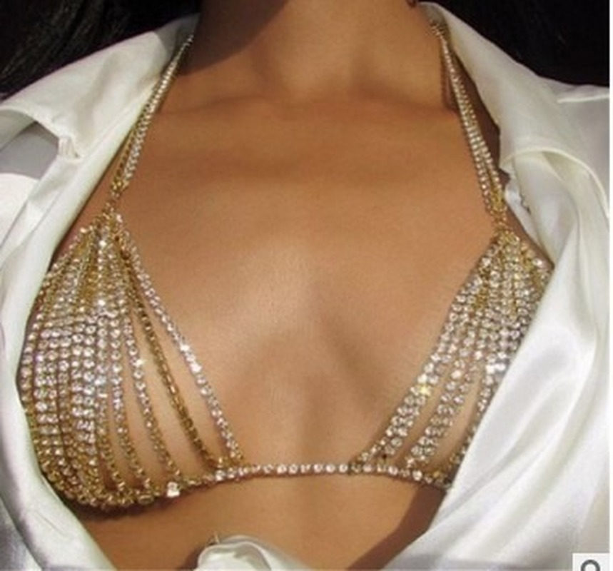 Summer Sexy Shiny Crystal Rhin - Body Jewelry Chest 리뷰 및 가격