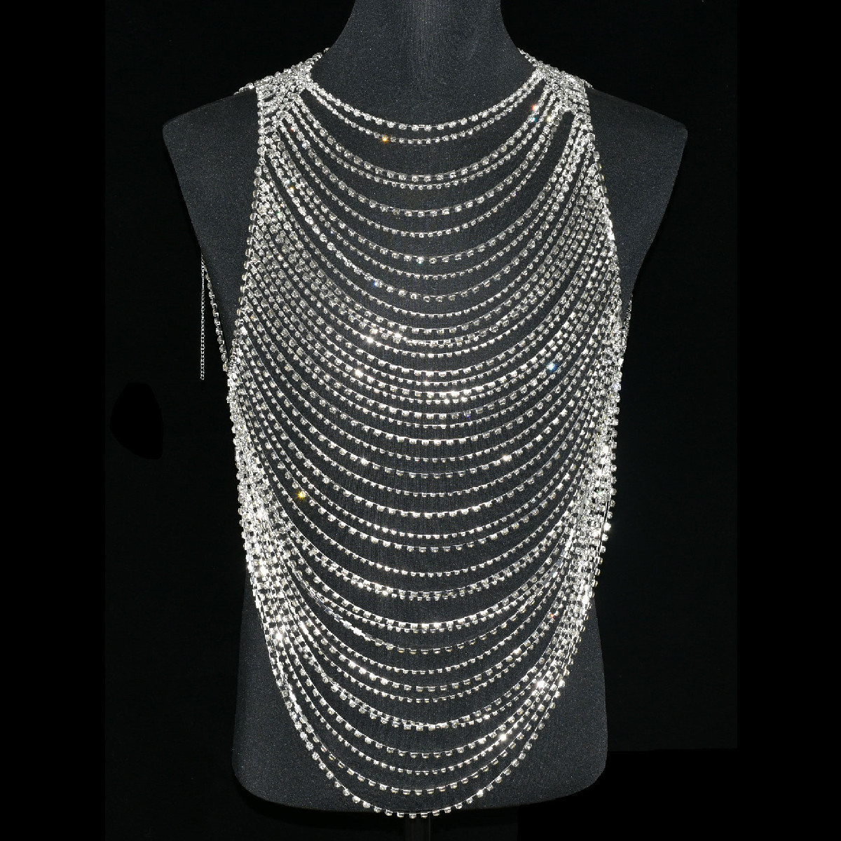 Fashion Luxurious Bling Men Wo - Body Jewelry Chest 리뷰 및 가격