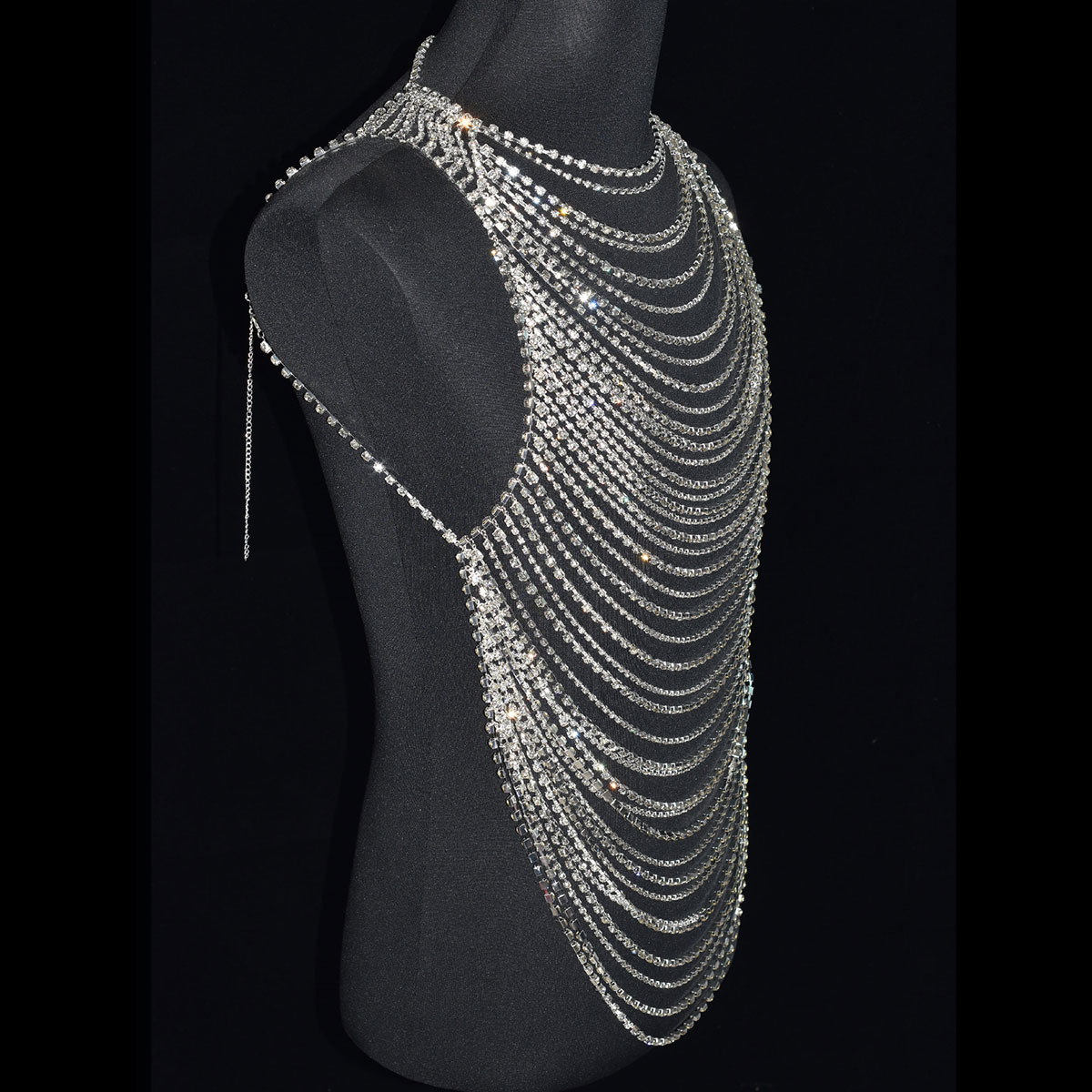 Fashion Luxurious Bling Men Wo - Body Jewelry Chest 리뷰 및 가격
